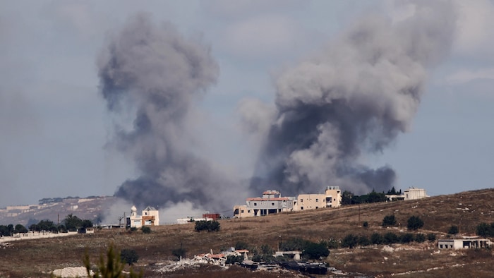Bombardements israéliens contre le Liban.