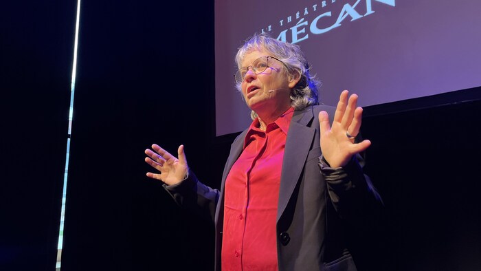 Lilie Bergeron sur scène