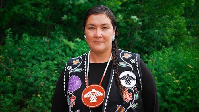 Linda Debassige, cheffe de la Nation Anishinabek. 
