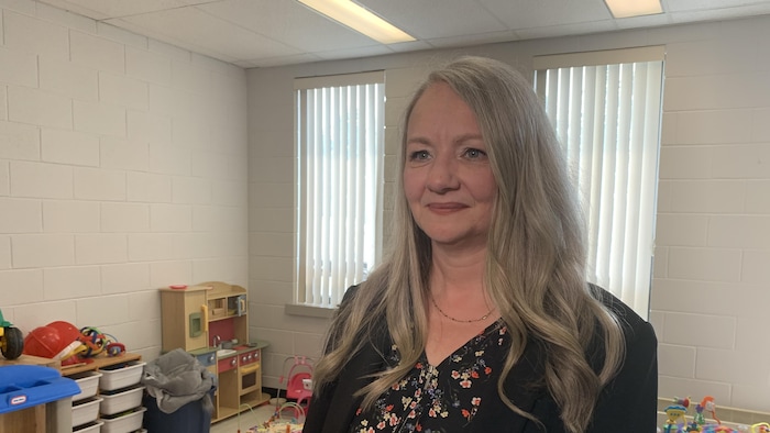 Lisa Tanner dans les locaux du Centre de ressources familiales de Kent.