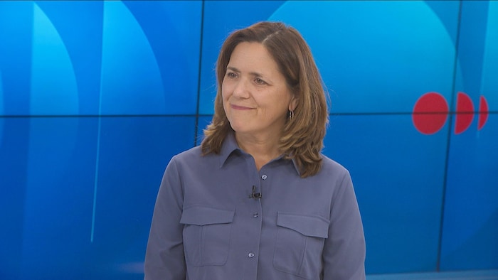 Lise Babin en entrevue au Téléjournal Acadie.