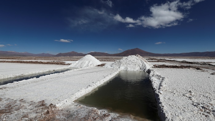 Vue sur une saline.