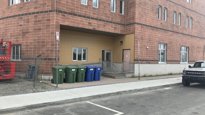 L'entrée d'une garderie fermée temporairement.