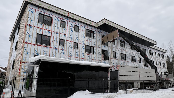 Un immeuble en construction