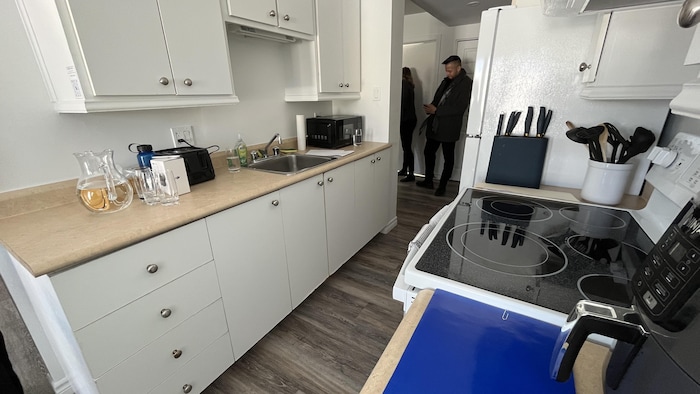 Une cuisine du logement.