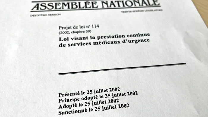 le projet de loi 114