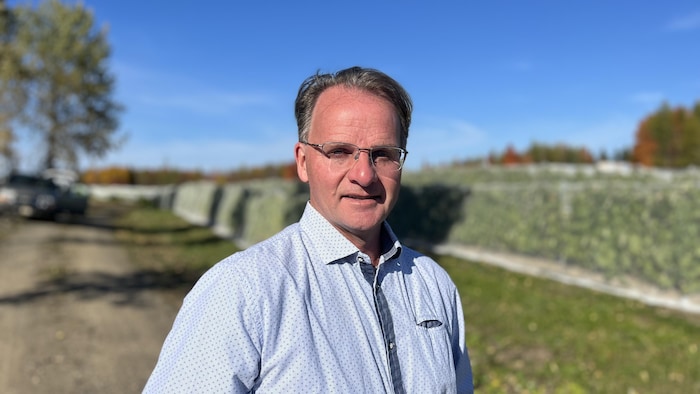 Louis Drainville, agronome et biologiste, est président-directeur général de la ferme expérimentale Terre-Eau.