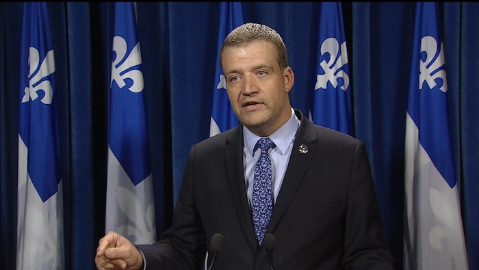 Le ministre québécois de la Culture, Luc Fortin