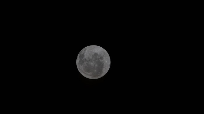 Une photo de la Lune.