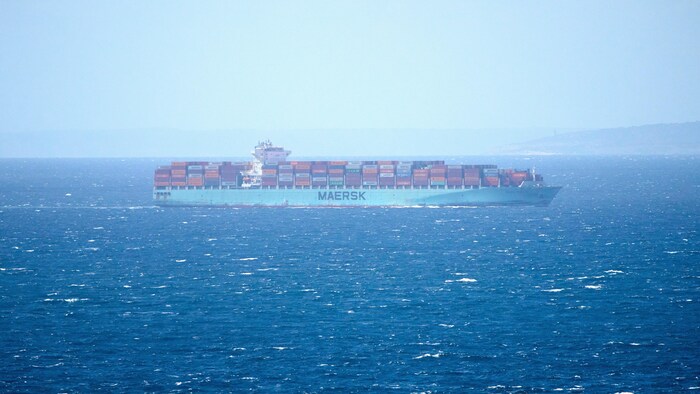 Un cargo de la compagnie Maersk.