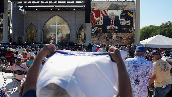 Trumps America celebrates its Christian roots