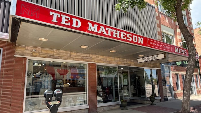 Le magasin Ted Matheson.
