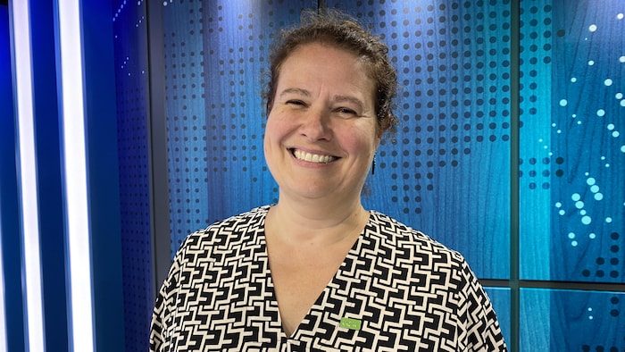 Marie-Karlynn Laflamme souriante.