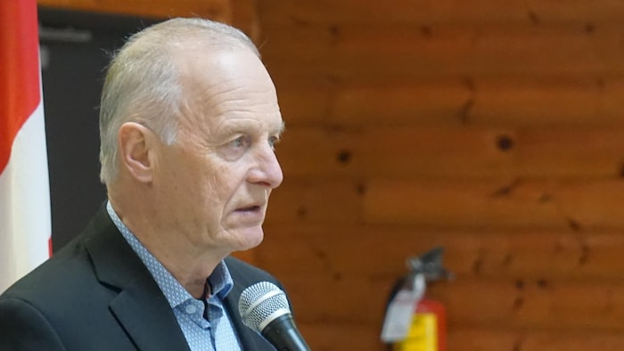 Le maire de Maria, Jean-Claude Landry