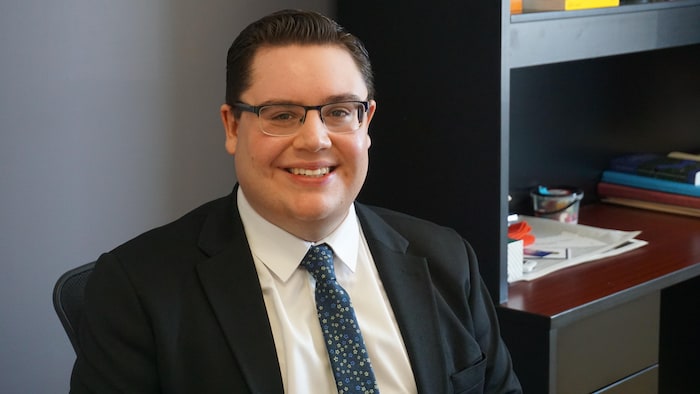 Jérémy Laplante, maire de Paspébiac.