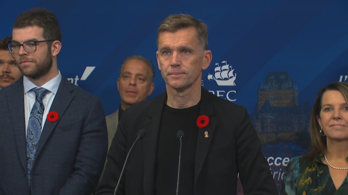 Le maire de Québec, Bruno Marchand