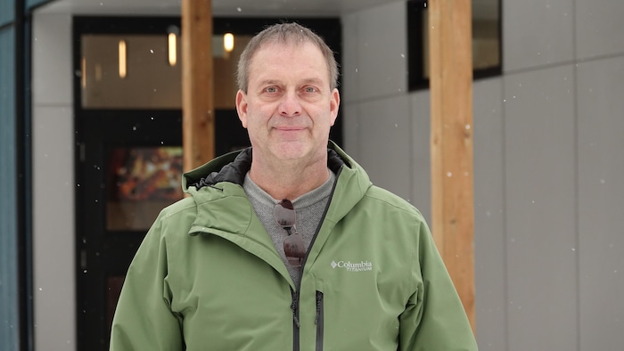 Denis Gauthier, photographié en hiver