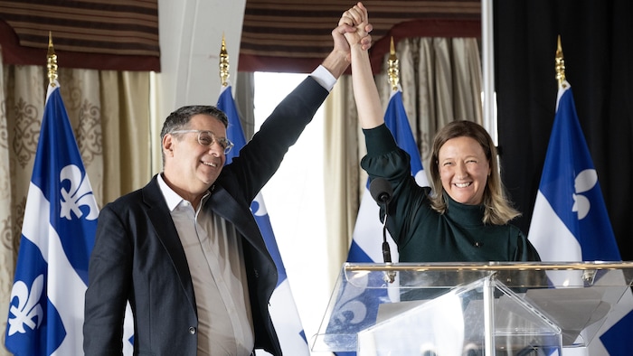 Éric Duhaime et Maïté Blanchette Vézina.