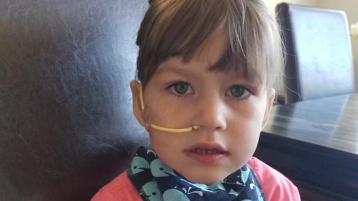 Charleigh Pollock en 2019, lorsqu'elle avait 3 ans.