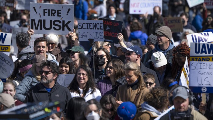 Manifestation à Washington. 