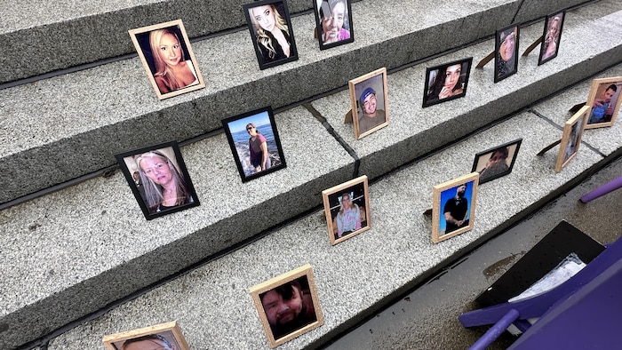Des photos de personnes mortes dans la crise des surdoses.