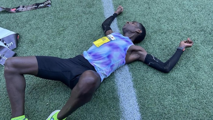 Le coureur Nageso Nyafaro Tuse, originaire de Calgary.