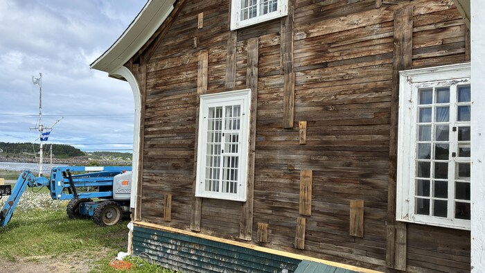 Façade sud du Manoir Le Boutillier