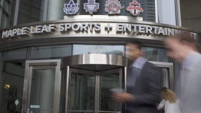 Devanture des bureaux de Maple Leaf Sports & Entertainment.