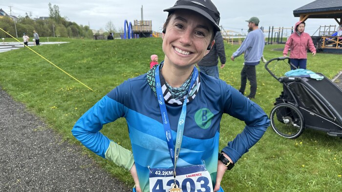 Laurence Audet-Beaupré, qui sourit. 