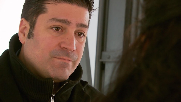 Marc-Alexandre Brousseau, maire de Thetford Mines lors d'une entrevue