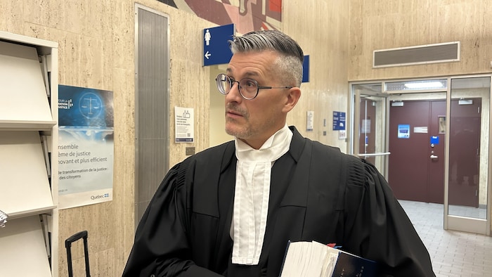 Marc Bérubé au palais de justice de Sept-Îles