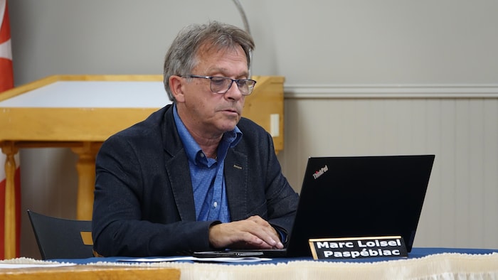 Le maire de Paspébiac, Marc Loisel
