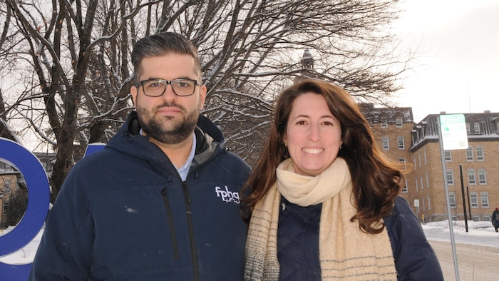 Esmaella Raymond-Bourret et Marc-Olivier Plante.