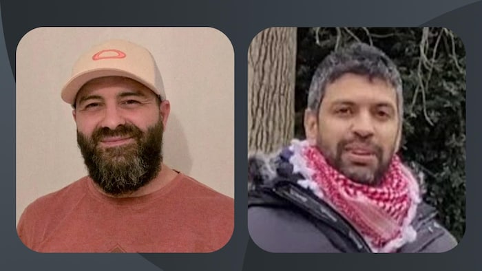 Montage des photos d'Ahmed Lamsika et Ramzi Chaibi.