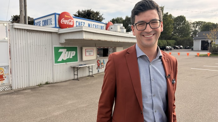 Marcos Archambault, candicat conservateur dans Louis-Hébert, espère se faire élire le 5 octobre. 