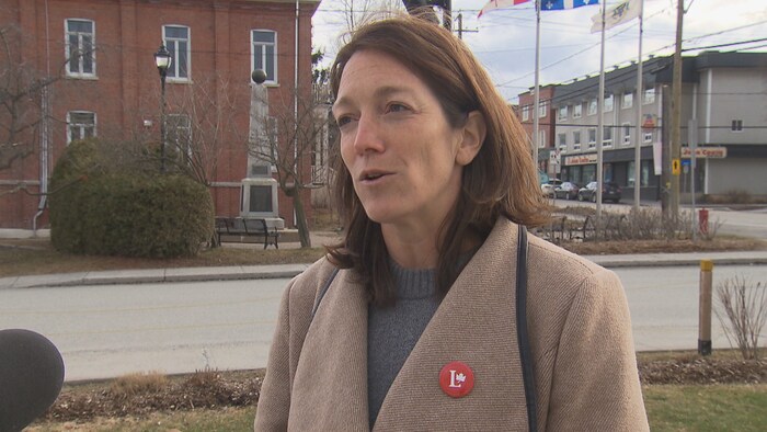 Marianne Dandurand en entrevue à Radio-Canada.