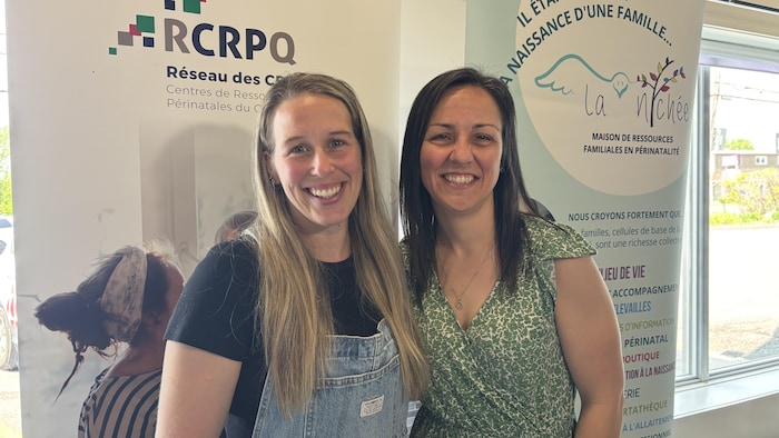 Marianne St-Gelais et Marie-Claude Dufour.