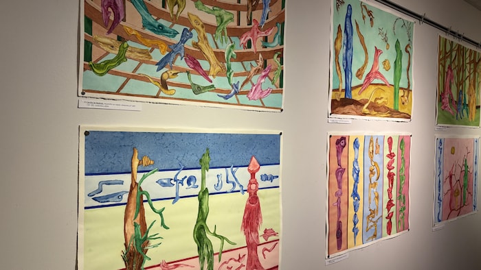 Tiré de l'exposition «Promenons-nous dans les bois... de grève» de Marie-Claude Laberge.