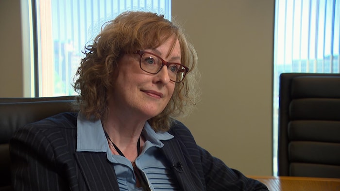 Marie-Claude Rioux en entrevue à Radio-Canada.+
