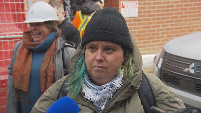 Marie-Ève Duchesne, représentante du Comité populaire Saint-Jean-Baptiste