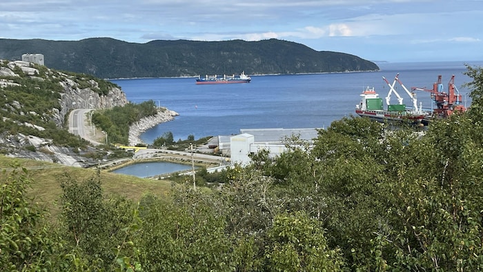 La baie des Anglais à Baie-Comeau.