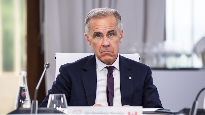 Mark Carney autour de la table au sommet du G7.