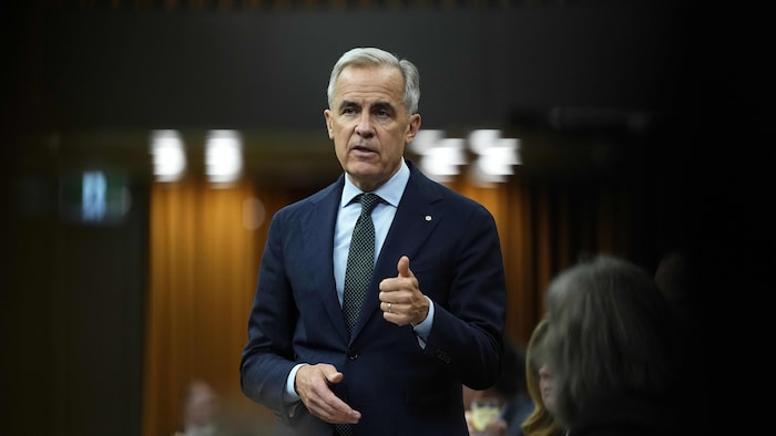 Mark Carney prend la parole lors de la période de questions à Ottawa, le 26 mai 2026.