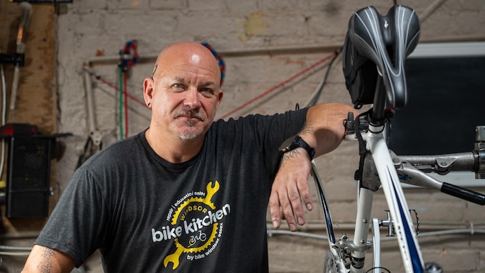 Martin Hoey, mécanicien au Windsor Bike Kitchen.