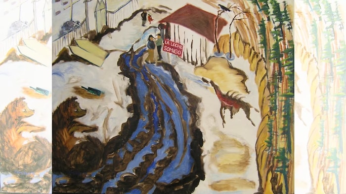Des peintures sur le mode de vie des Autochtones retournent en ...