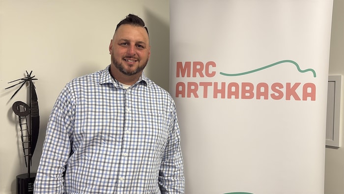 Le préfet de la MRC d'Arthabaska, Mathieu Allard.