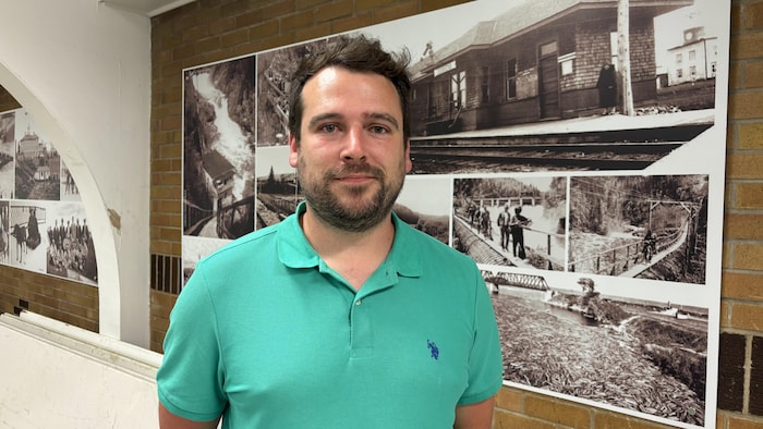 Le directeur général de Desbiens, Mathieu Simard.