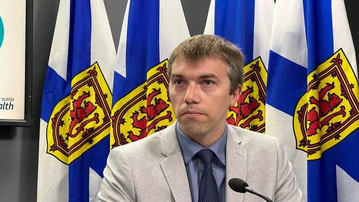 Matt Clarke en conférence de presse.
