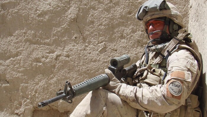 Canadian veteran Matthew Luloff, shown in this handout photo, said he and other Canadian soldiers fought face to face with the Taliban nearly every single day for eight months in the war in Afghanistan in 2008. THE CANADIAN PRESS/Handout-Matthew Luloff (Mandatory Credit)