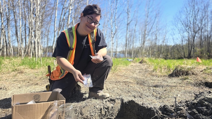 Maude Chapdelaine un objet trouvé sur la rive de la rivière Bell